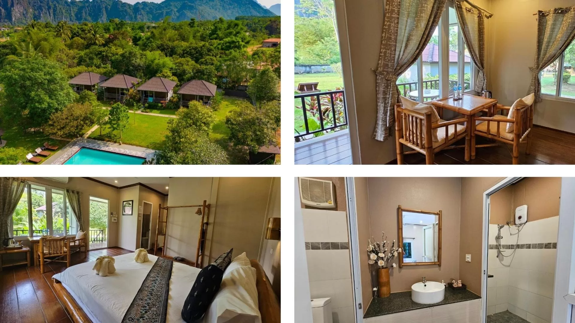 Bearlin Bungalow à Vang Vieng